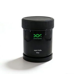 Black Plastic Jars with Lids for Sale