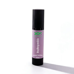 50ml Airless Pump Bottles Purple Color for Sale